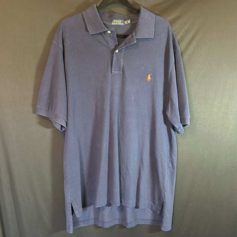Polo by Ralph Lauren men’s XLT/TGL navy blue short sleeve shirt